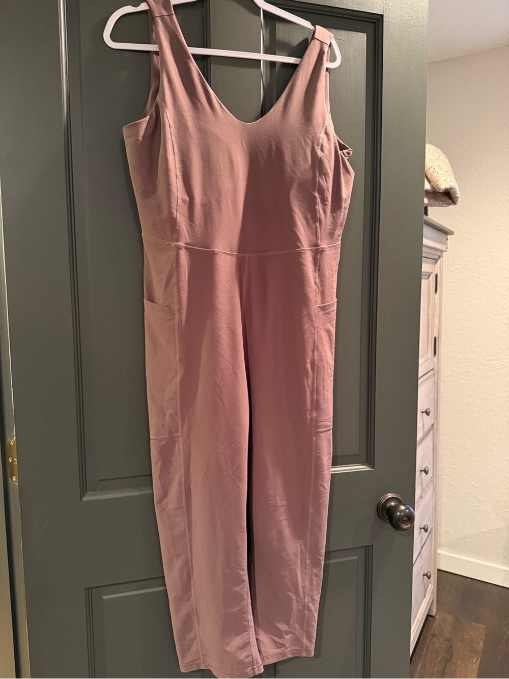 Old Navy Sleeveless V-Neck Rose Mauve Jumpsuit